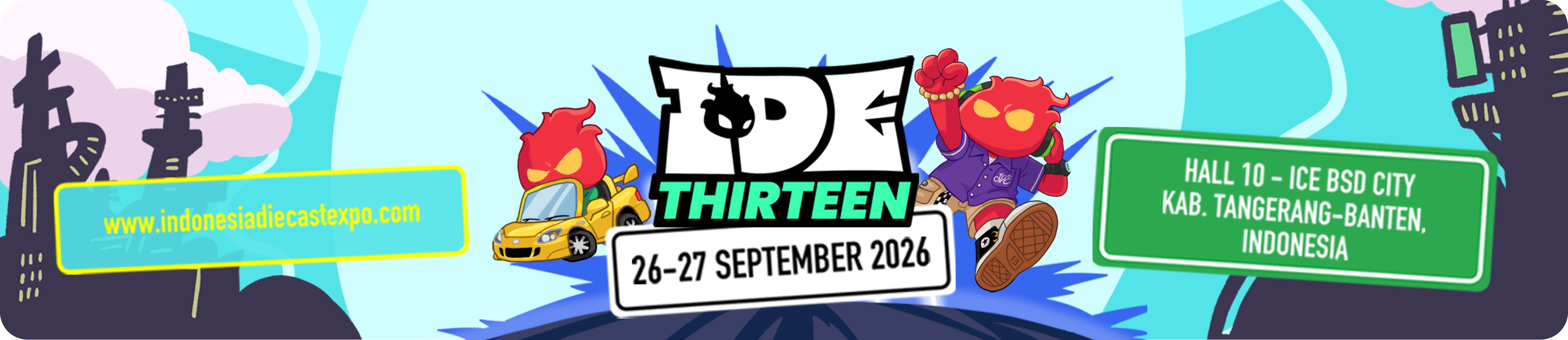 Indonesia Diecast Expo 13 Banner